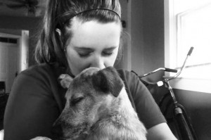 Gail Faustyn, managing editor, reunites with her puppy Nixon. He returned home Thursday Aug. 22 and could not have been happier. Nixon was not only excited to see her, but also his buddy Auggie, his fellow dog and adopted brother.