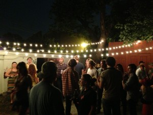 The Back Patio: The New Vintage’s outdoor space has a great ambiance, plenty of seating and even a beer cooler in case you’re too lazy to walk inside for another drink.