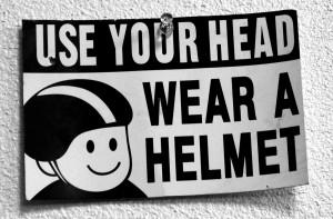 Use your head - wear a helmet