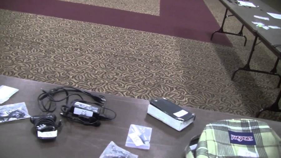 Video: Campus Police Lost and Found Sale