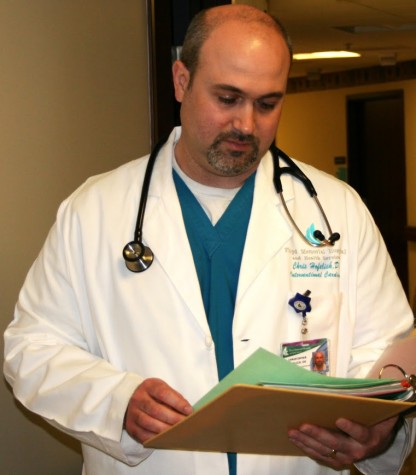 Dr. Christopher Hofelich, interventional cardiologist at Floyd Memorial Hospital, said a healthy lifestyle may seem like a burden now, but is worth it in the long run.