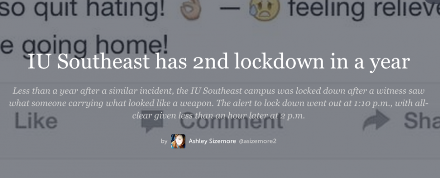 IU Southeast students share on social media during lockdown