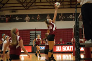 IU Southeast volleyball team defeats Rio Grande University in straight sets