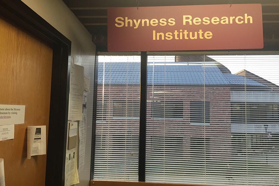 The Shyness Research Institute, located on the second floor of Crestview Hall.
