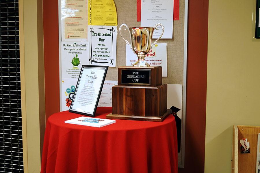 The Grenadier Cup will be awarded to the student organization that accumulates the

most points during the Grenadier Cup competition by competing in a variety of events, including 

a cornhole tournament and a tailgate table contest.