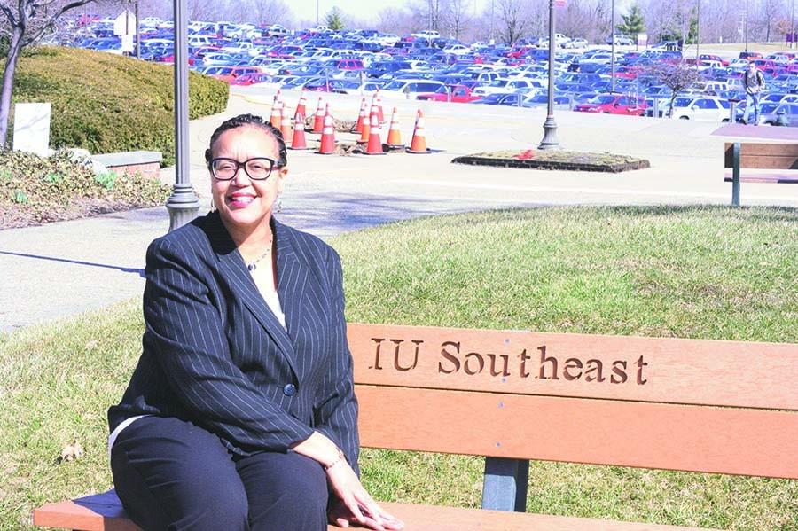 Channell Barbour, Associate Director of Campus Life, has been at IU Southeast for more than ten years. 