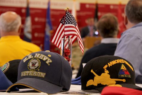 All branches and ranks of military veterans were honored at IU Southeast campus on Friday, Nov. 11. A luncheon was held in their honor in Hoosier Room east.