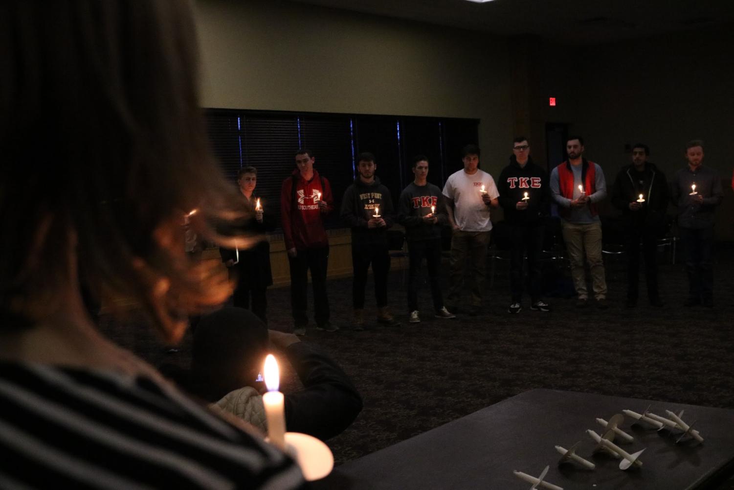 SGA+Holds+Candlelight+Vigil+in+Remembrance+of+Florida+Parkland+Shooting+Victims