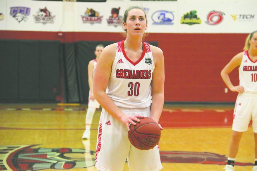 Now a senior, Baylee Krueger has learned the delicate balancing act of playing on two college sports teams, all while keeping up with her full-time course load.