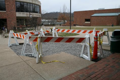 What's up with the hole in front of Crestview?