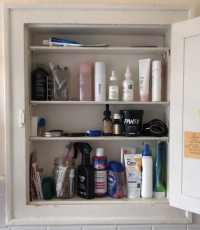 “Organizing my bathroom cabinet helps me feel calmer when I’m doing my daily routines, said Chris Kessler, a senior majoring in communications. Having lists and posting notes in my bathroom helps me get my thoughts in order during times like brushing my teeth in the morning before a big day.