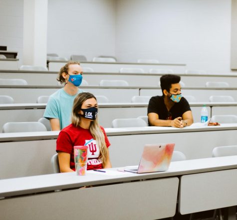 Student Government Association (SGA) members Cheri Receveur, Jamie Young Irvin, and Brandon Glibee listen to discussion topics during an SGA meeting on Sept. 3.