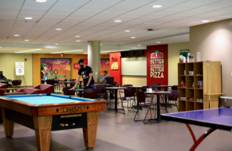 Hanging out with friends on campus is more fun with added board games, table tennis and pool.