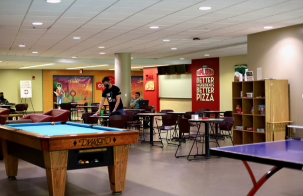 Hanging+out+with+friends+on+campus+is+more+fun+with+added+board+games%2C+table+tennis+and+pool.