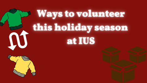 Ways to volunteer this holiday season at IUS
