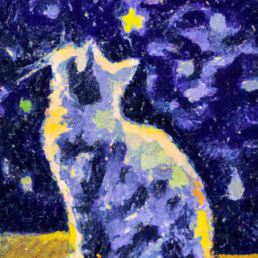 Starry Starry Cat - Generated using DALL·E 2