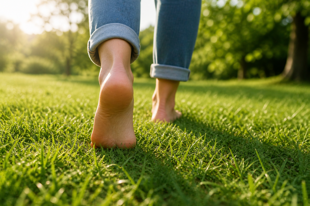 Stressed out?? Just touch grass!